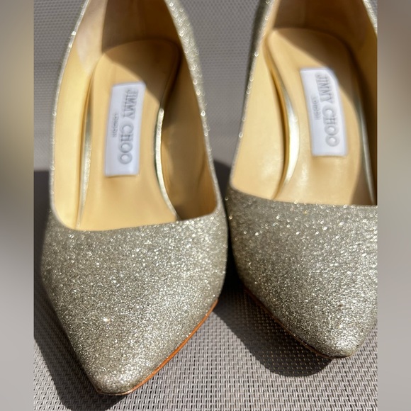 Jimmy Choo Romy 85 Platinum Ice - Picture 5 of 12